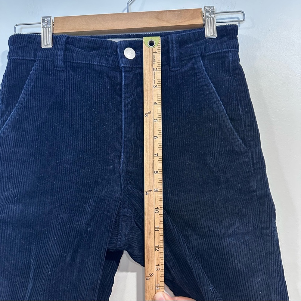 Everlane Women’s Corduroy Straight Leg Navy Blue Four Pockets Pants Size 00 - Picture 5 of 9